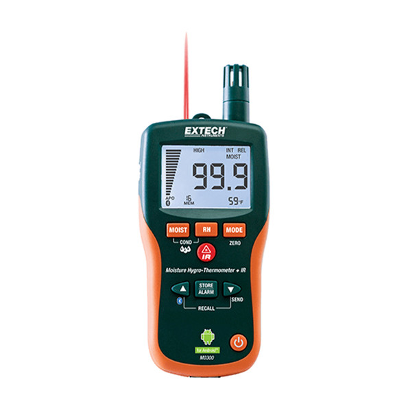 DISCONTINUED - Extech MO300 Pinless Moisture Meter with Bluetooth