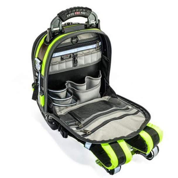 Veto Pro Pac TECH PAC HI-VIZ Yellow Backpack Tool Bag