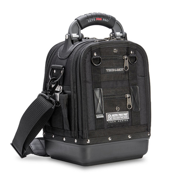 Veto Pro Pac TECH MCT Blackout Compact Customizable Tool Bag with Tool and Meter Panels