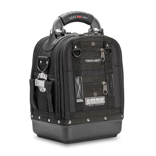 Veto Pro Pac TECH MCT Blackout Compact Customizable Tool Bag with Tool and Meter Panels