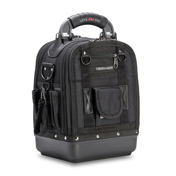 Veto Pro Pac TECH MCT Blackout Compact Customizable Tool Bag with Tool and Meter Panels