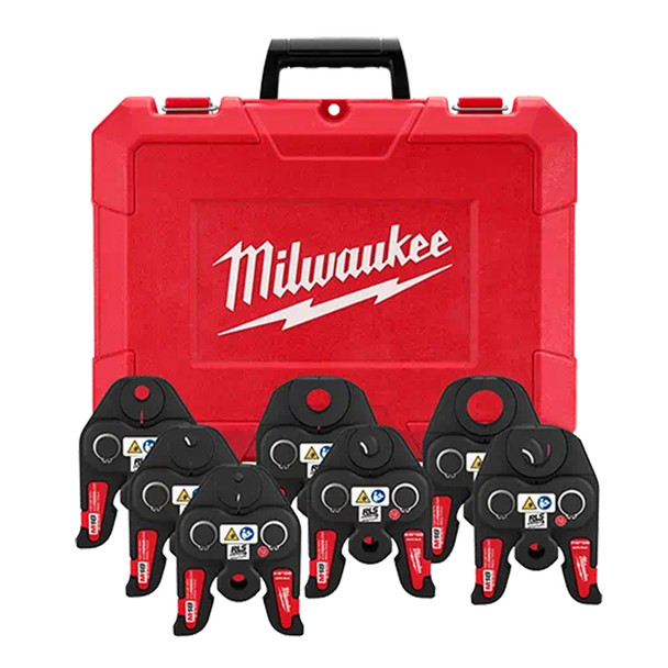 Milwaukee 1/4" - 1-1/8" RLS ACR 7 Piece Press Jaw Kit for M18 FORCE LOGIC Refrigerant Copper Press Tools