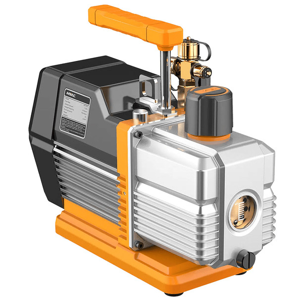 NAVAC NP7DP2 Dual Stage 7CFM Vacuum Pump A2L main side view