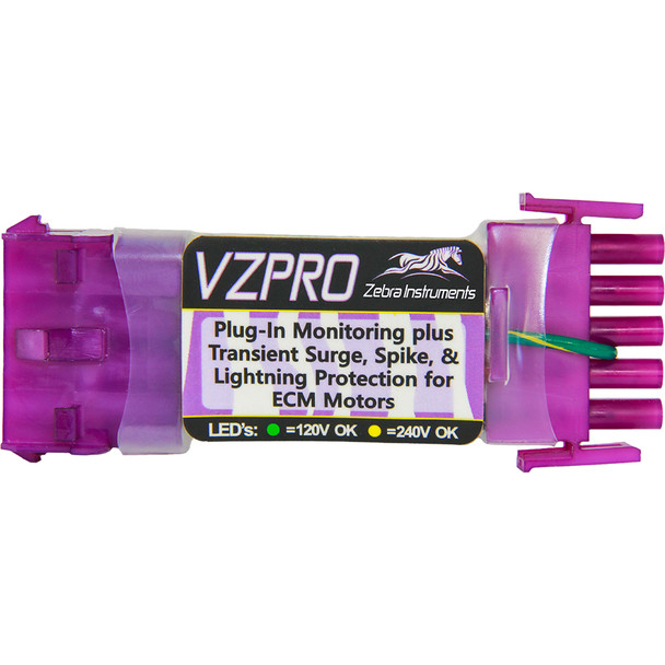 Zebra VZPRO ECM Motor Protector - 120 or 240 Volts