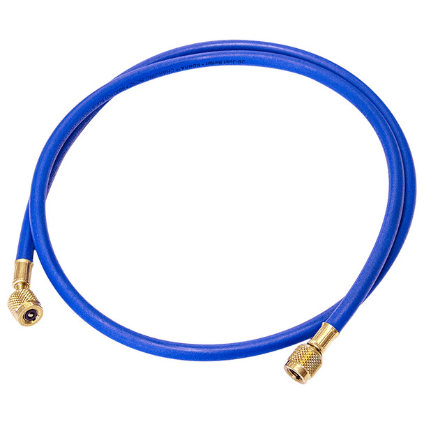 JB CLE-60B KOBRA Gasket Seal Refrigerant Hose Blue 60 Inch 1/4" x 1/4"