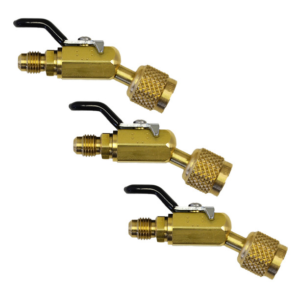 JB MBV5-03 Hose Replacement Compact Mini Ball Valve 5/16" x 1/4" - Pack of 3