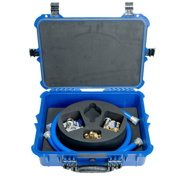 Accutools A10757-2R TruBlu Advanced Refrigeration Evacuation Kit (2 Hoses, Each 2m)