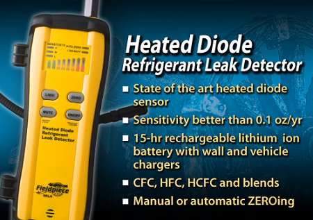 DISCONTINUED Fieldpiece Heated Diode Refrigerant Leak Detector - SRL8