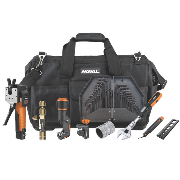 NAVAC NKS2 Deluxe Mini Split Tool Kit with Flaring Tool, Digital Torque Wrench, and Tubing Tools