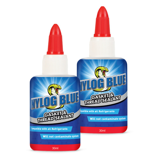 Nylog Blue Gasket Thread Sealant 2 pack main front view