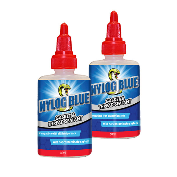 Nylog Blue Gasket -Thread Sealant for AC/R Systems - Pack of 2