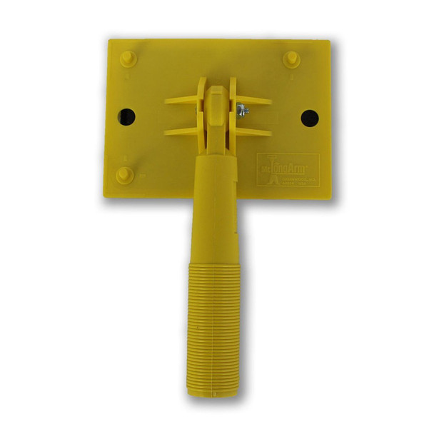 Yellow press pan handle back