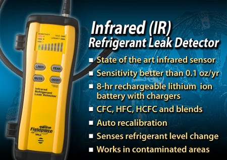 DISCONTINUED Fieldpiece Advanced Infrared Refrigerant Leak Detector - SRL2(K7)