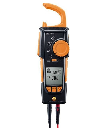 DISCONTINUED Testo 770-3 Hook-Clamp Multimeter, TRMS, InRush, 600A, Watts, Power Factor, Bluetooth
