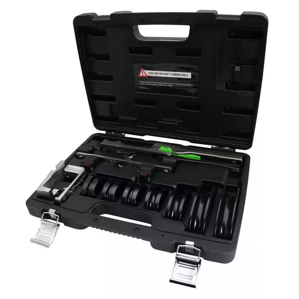 Hilmor 1926598 Deluxe Compact Bender Kit with Reverse Bending Attachment in hard case