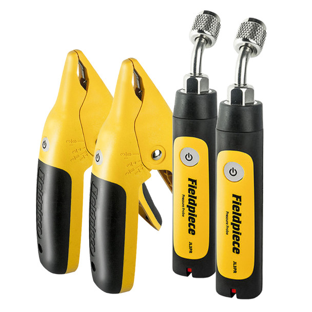 Fieldpiece JL3KR4 Job Link® Smart Probes Charge Kit temp and pressure probes front view