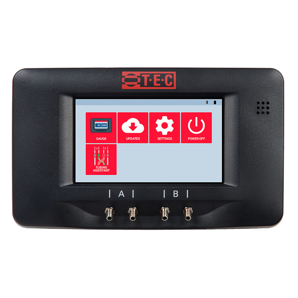 TEC Minneapolis DG-1000 Dual Channel Digital Pressure-Flow Gauge front view two