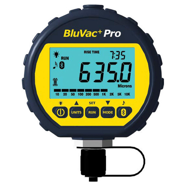 AccuTools BluVac+ Professional Digital Micron Gauge main front view