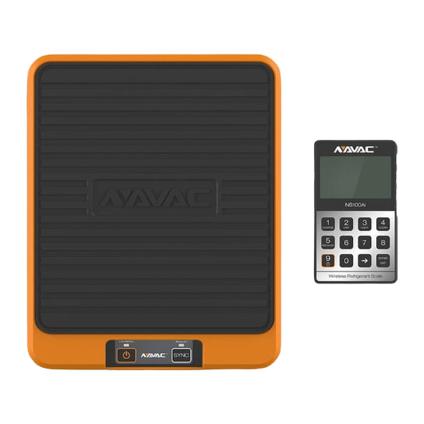 NAVAC NRS2i01 Electronic Wireless Scale with handheld device top view