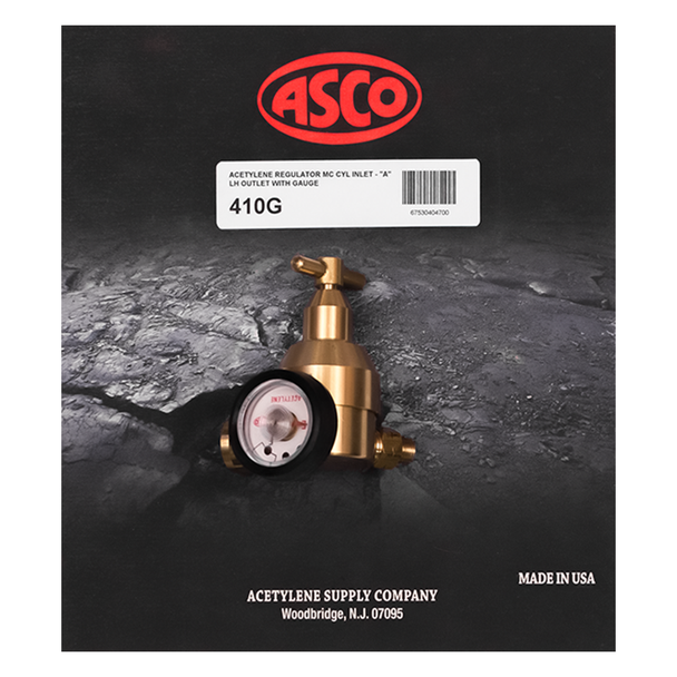 ASCO 410G "MC" Regulator with Contents Gauge