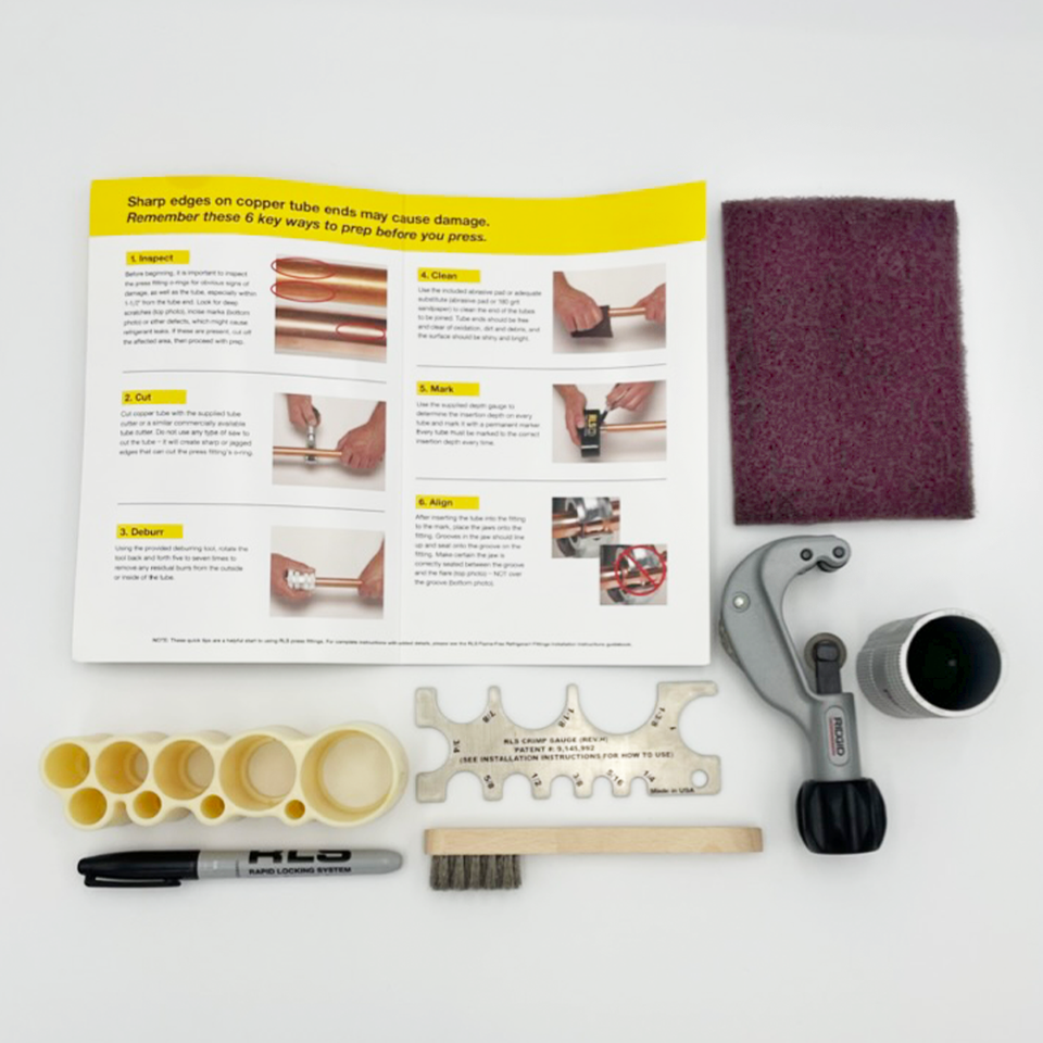 Everett Rls Kit RLS Press Tools & Jaws | Refrigerant Tools & Kits | TruTech Tools