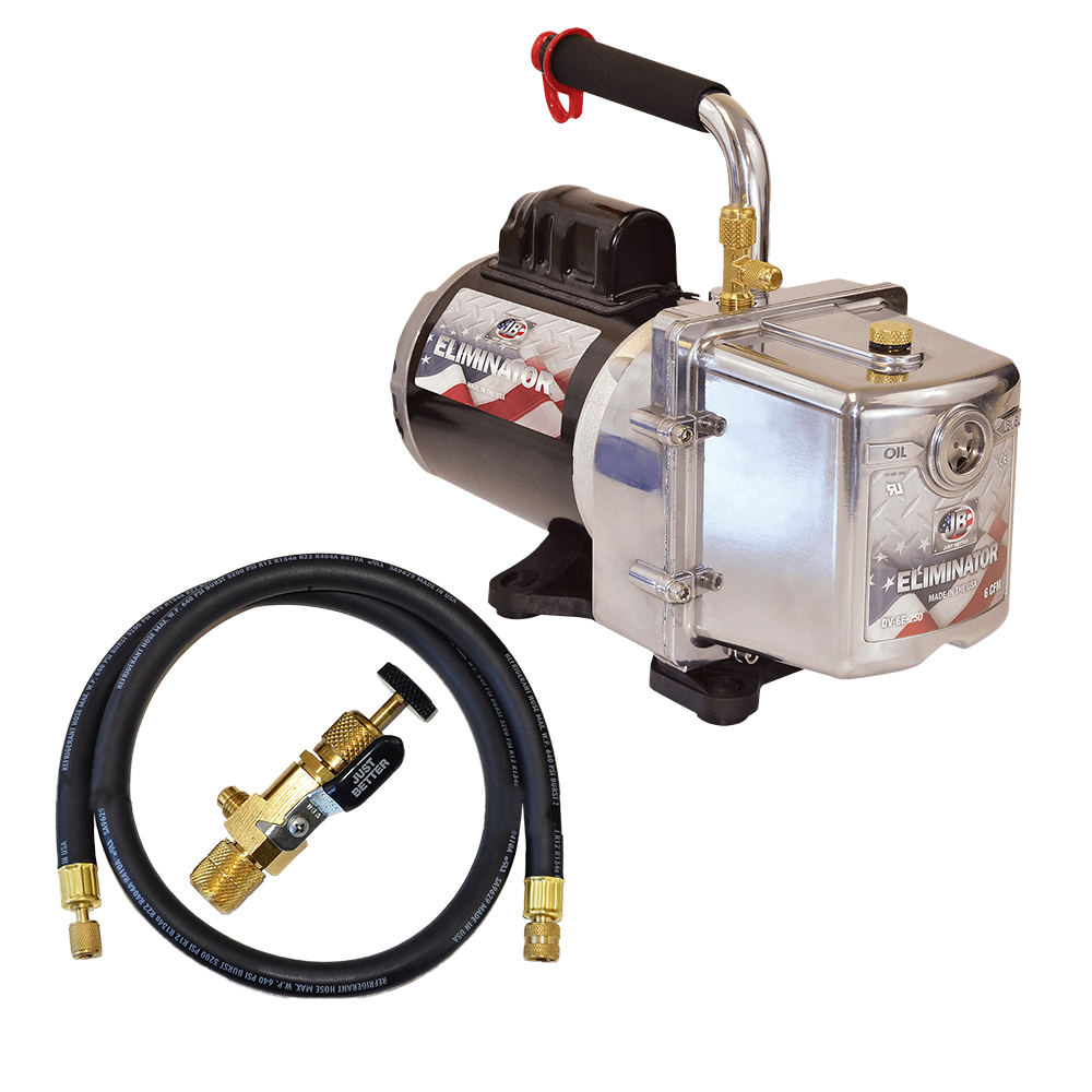 ノリーズ　R630 VACUUM バキューム JB DV-6E ELIMINATOR 6 CFM Vacuum Pump with VL-100 Rapid Evac Kit