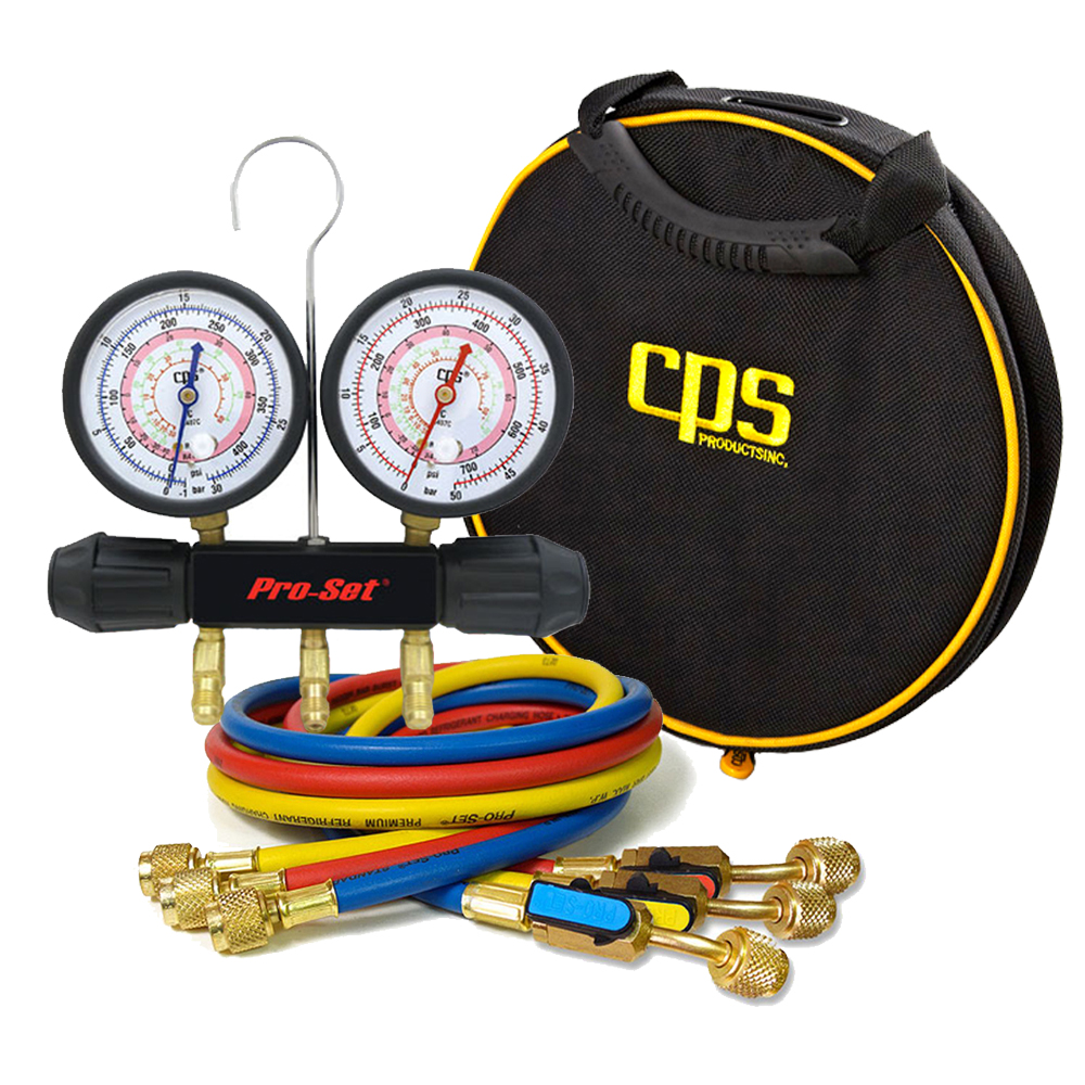 CPS Pro Set MT2H7P5E Workingman's Choice Manifold and Gauge Set