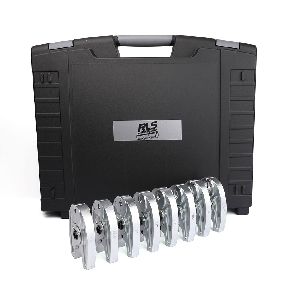 Klauke 15kN Refrigerant Press Jaw Kit, 8 Jaws 1/4