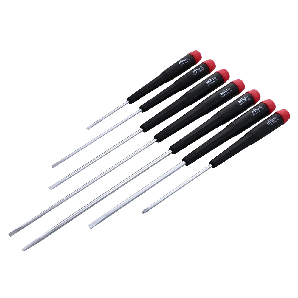 トロワ Wiha 26092 Precision Slotted and Phillips 7 Piece Set