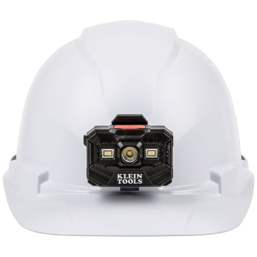 Klein 60107RL Cap Style Hard Hat with Rechargeable Headlamp