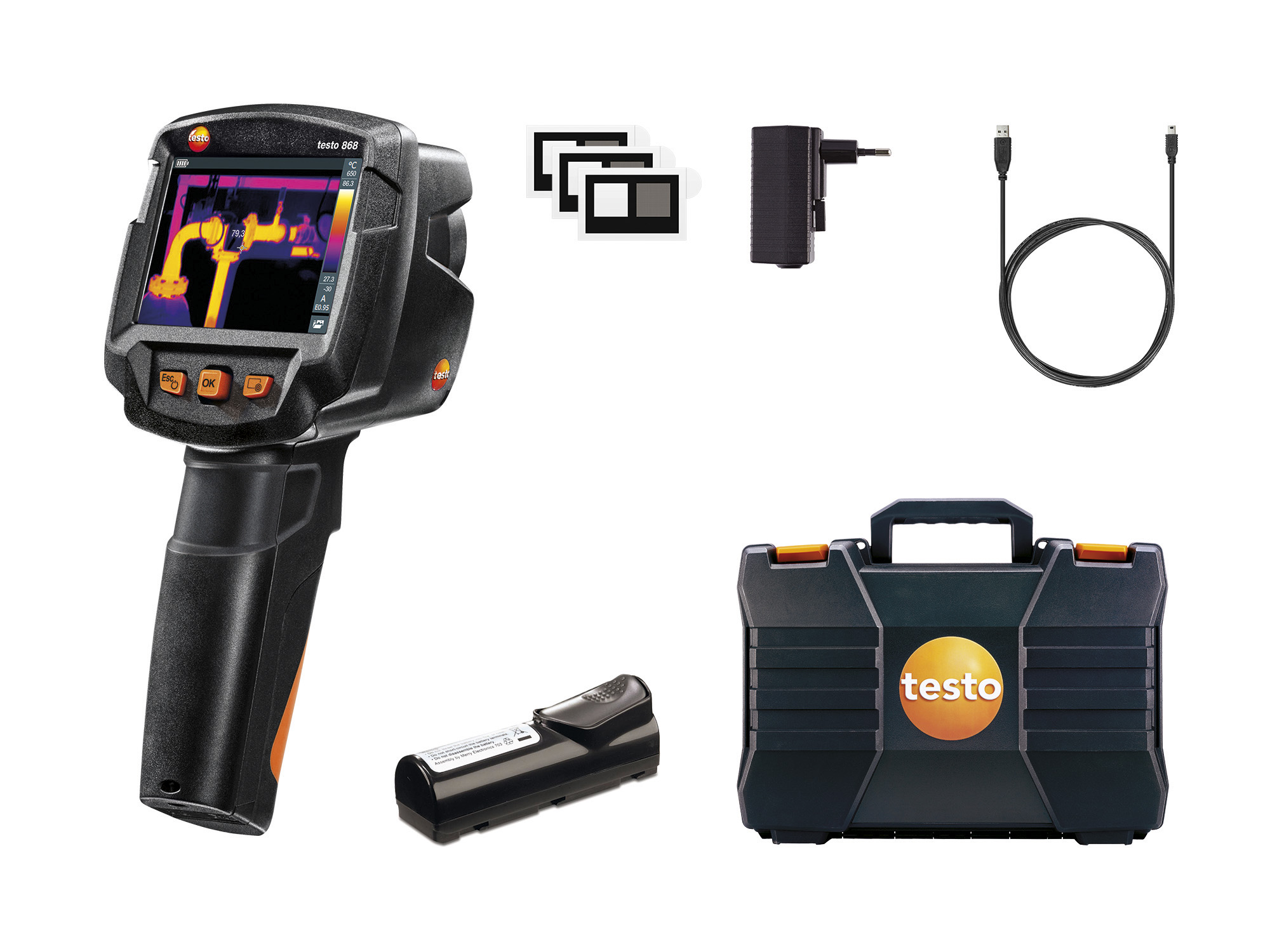Testo 868s Thermal Imaging Camera 120 x 160 with SuperResolution