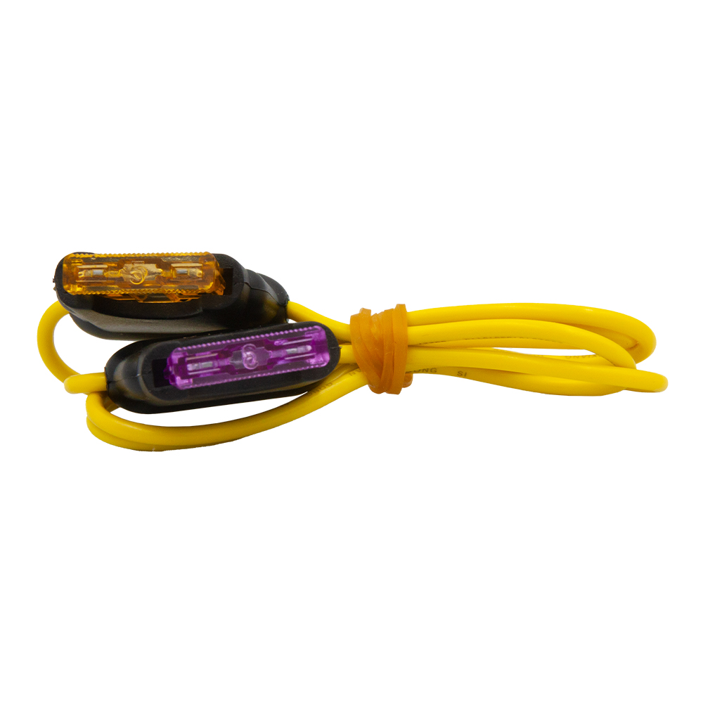 Zebra ZFH01 Fuse Holders and Plastic Fuses - 4 Pack Medium-Duty (15A)
