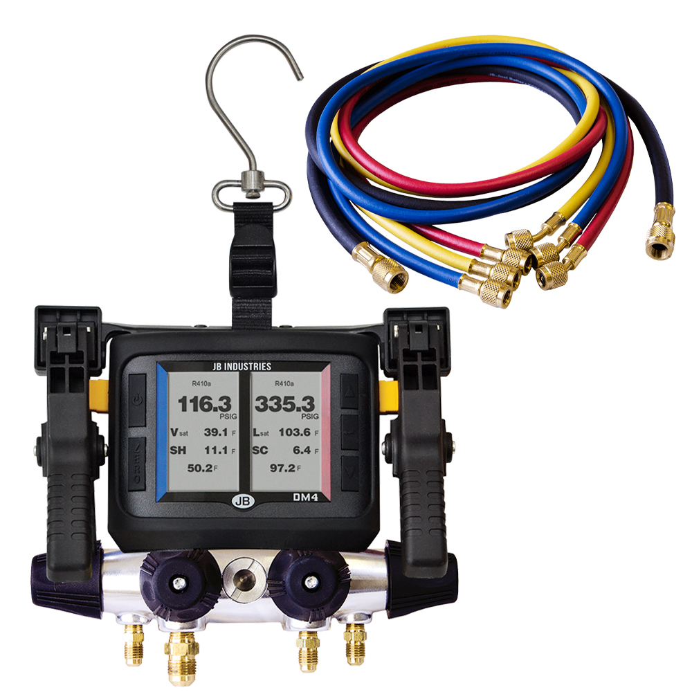 JB DM4-ZW ZEPPELIN 4-Valve Wireless Digital Manifold with