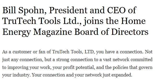 Bill Spohn, President and CEO of TruTech Tools Ltd., joins the Home ...