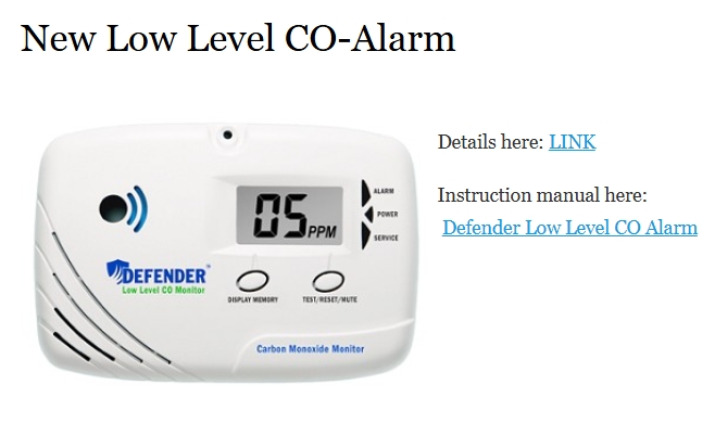 New Low Level CO-Alarm - TruTech Tools, Ltd.