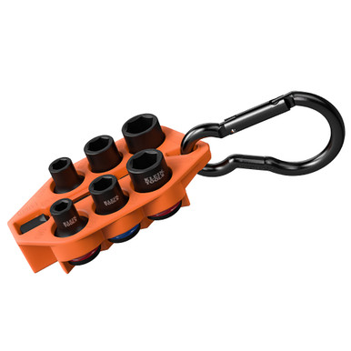 Klein Tools Grab-And-Go Impact Socket Hex Driver Set with Clip-On
