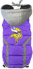 NFL Minnesota Vikings Licensed Dog Puffer Vest Coat - S - 3X
