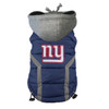 NFL New York Giants Licensed Dog Puffer Vest Coat - S - 3X