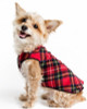 Gold Paw Fleece - Classic Red Plaid