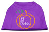 Lil Punkin Screen Print Dog Shirt - Purple