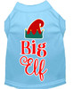 Big Elf Screen Print Dog Shirt - Baby Blue