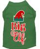 Big Elf Screen Print Dog Shirt - Green
