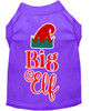 Big Elf Screen Print Dog Shirt - Purple