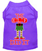 The Elf Did It Screen Print Dog Shirt - Purple