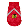 Chicago Blackhawks Pet Puffer Vest - Teacup