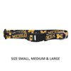 Michigan Wolverines Pet Nylon Collar - Small