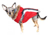 Swiss Alpine Dog Ski Vest Jacket - Red / Detachable Hood - BIG Dog Sizes