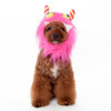 Dogo Pet Pink Furry Monster Pet Dog Hat