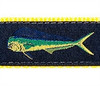 Navy Mahi Mahi Dog Collars