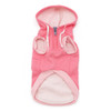 Drawstring Pink Dog Hoodie